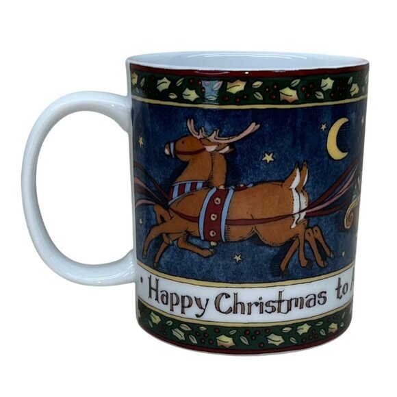 4 Portmeirion Studio Christmas Susan Winget A Christmas Story Mugs - Picture 7 of 12